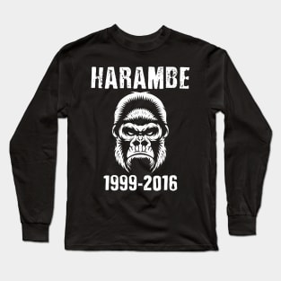 Support Harambe Gorilla Long Sleeve T-Shirt